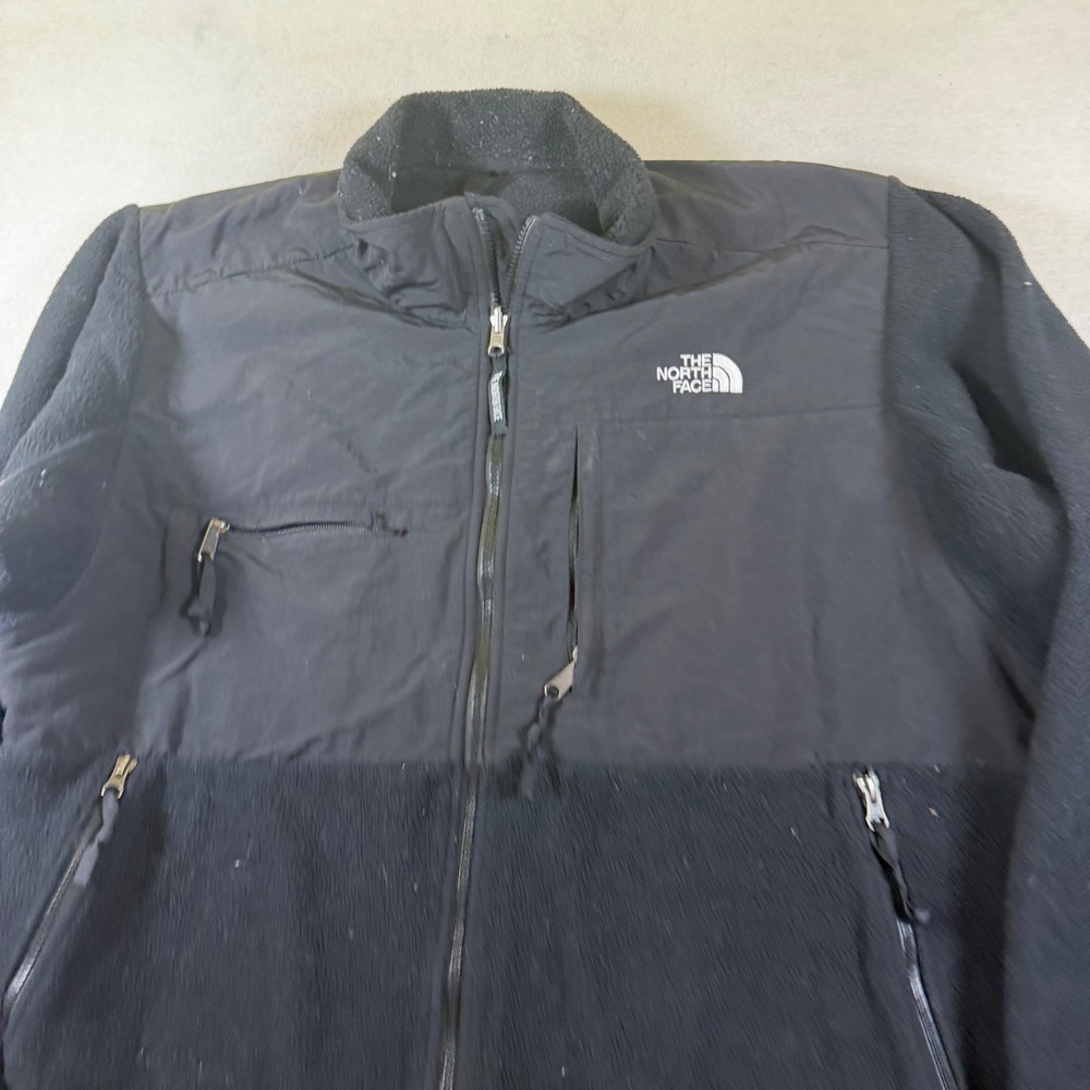 The North Face Denali Fleece Jacket Mens XL Black Full Zip Hybrid Outdoor Coat